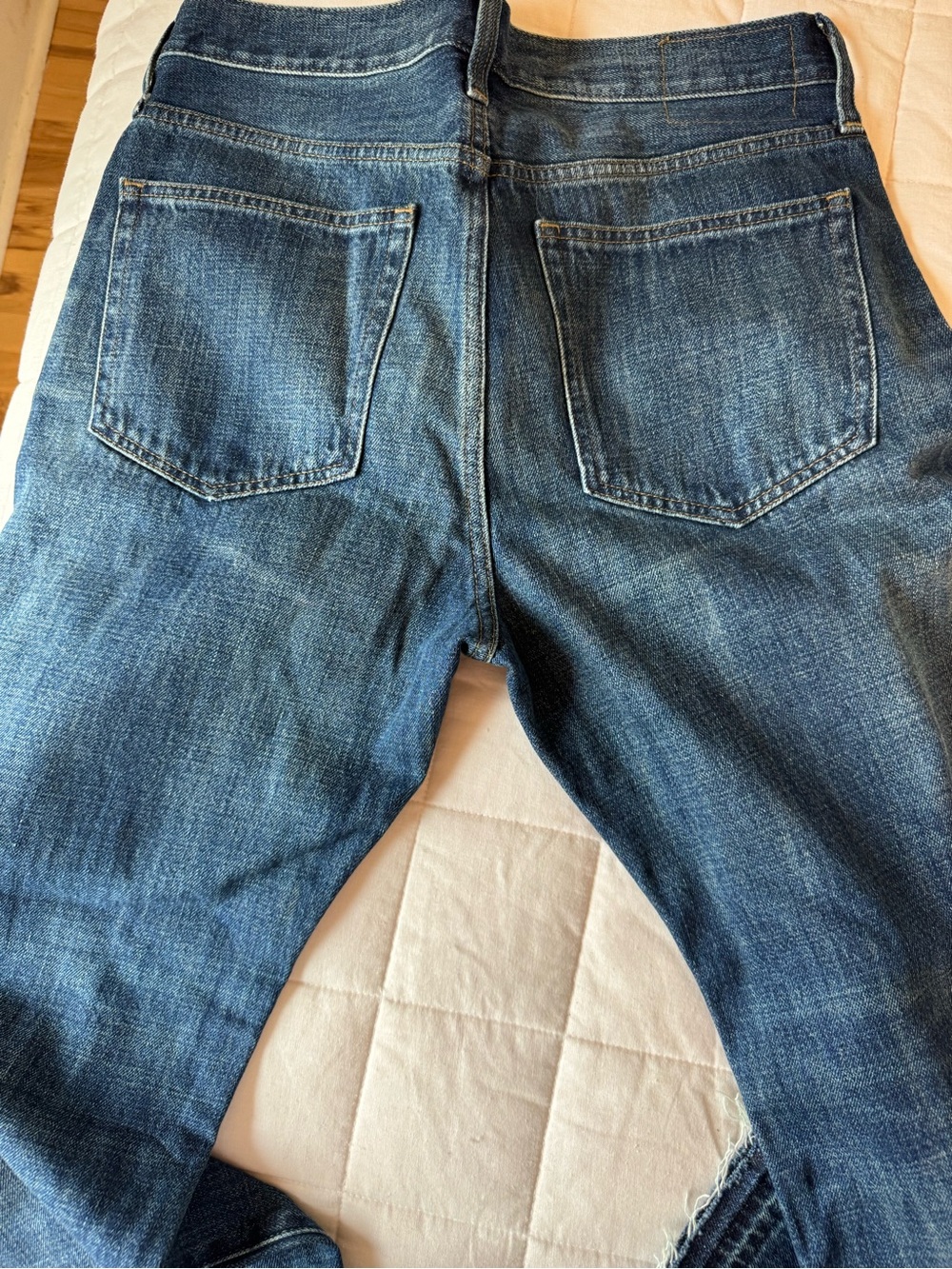 J. Crew Women’s Blue Straight High Rise Rigid Jeans - Casual Everyday Denim - Picture 3 of 8